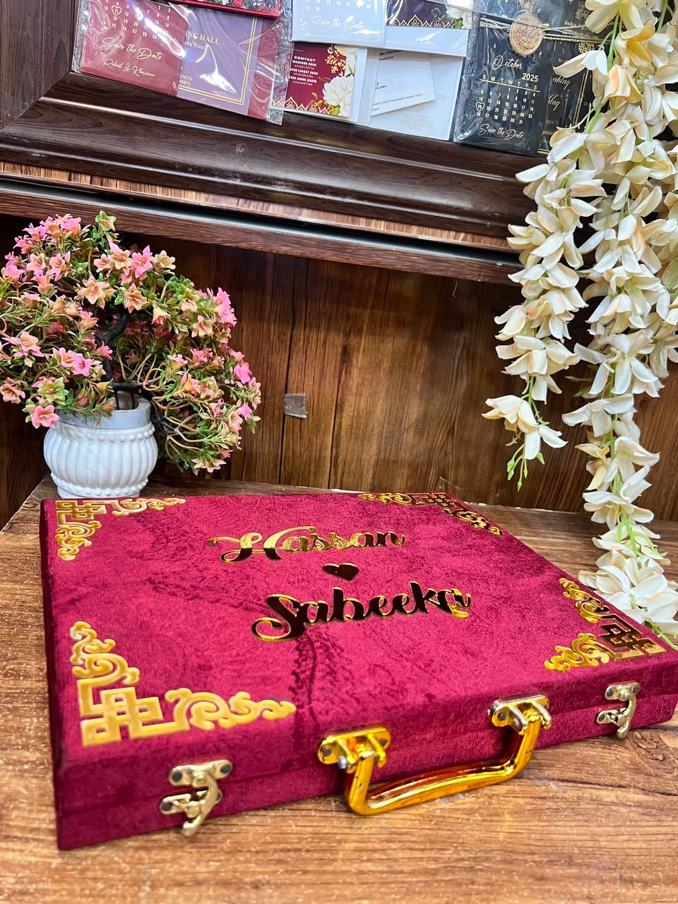 Premium Engagment Book With Box