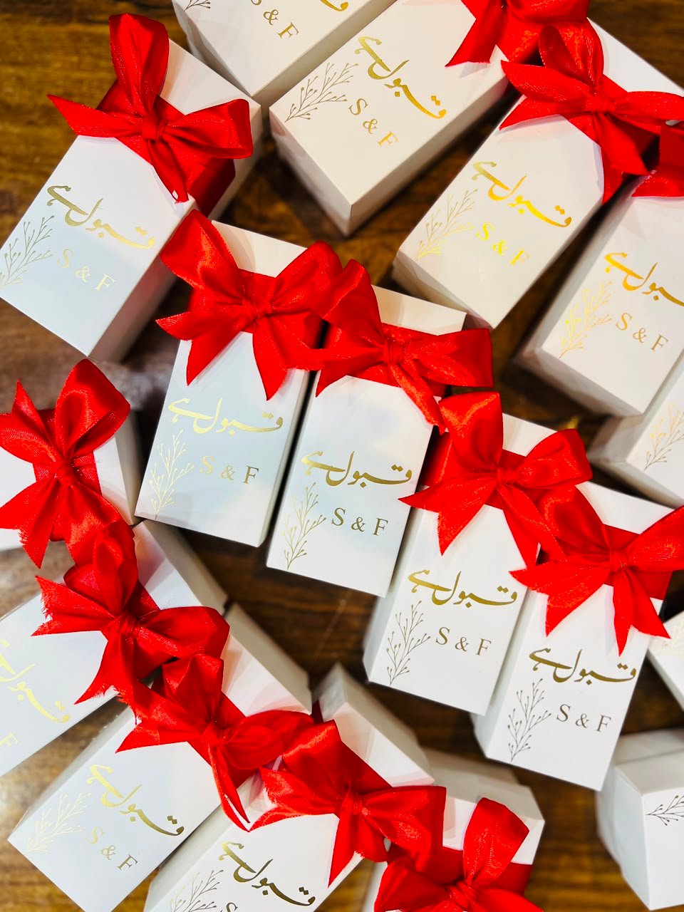 Premium Custom 2×5 Favor Box With Bow
