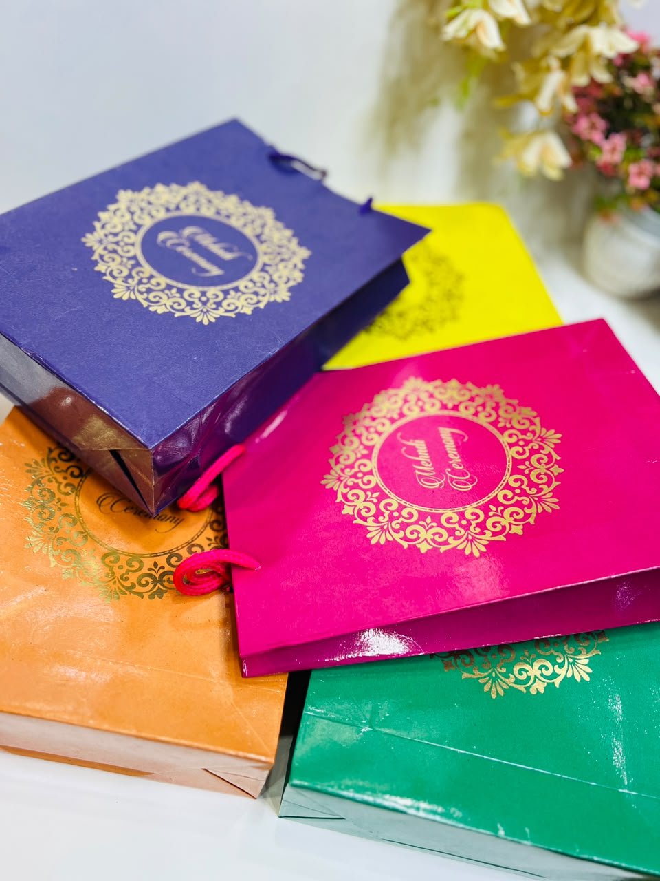 7×10 Mehndi / Dholki Favor Bag – Laminated
